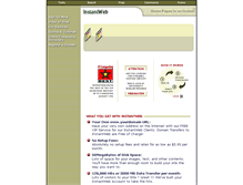 Tablet Screenshot of instantweb.com